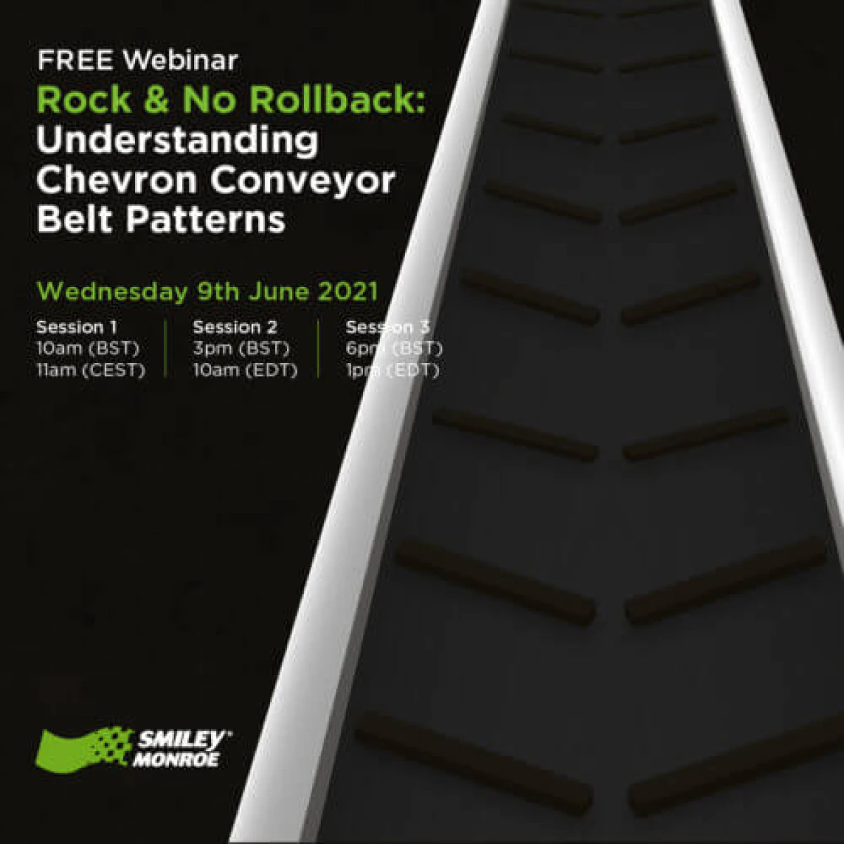 WEBINAR: Rock & No Rollback – Understanding Chevron Conveyor Belt Patterns